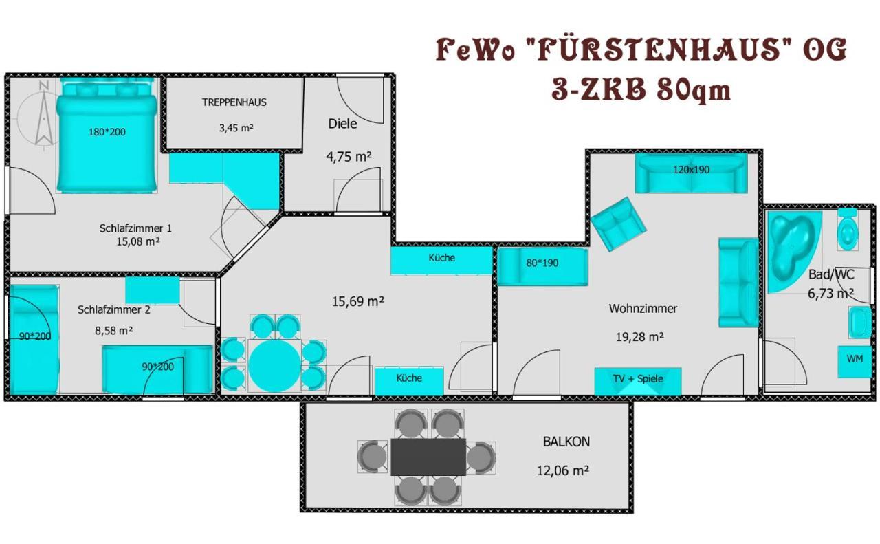"Fuerstenhaus" Og Hofgeismar-Zentrum! المظهر الخارجي الصورة
